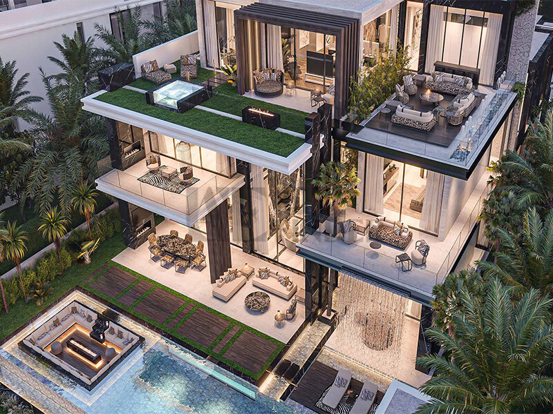 7 bedroom Villas for sale in Venice, Damac Lagoons